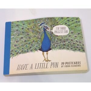 Chronicle Books Have A Little Pun Postcards Frida Clements 30 Count Multicolor